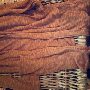 Brown long light cardigan
